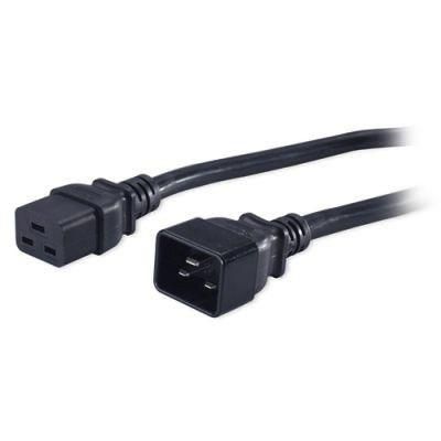 кабель питания pwc-iec19-iec20-5.0-bk iec 320 с19-iec 320 с20 (3х1.5) прям. вилка 16а 5м hyperline 43796 от BTSprom.by