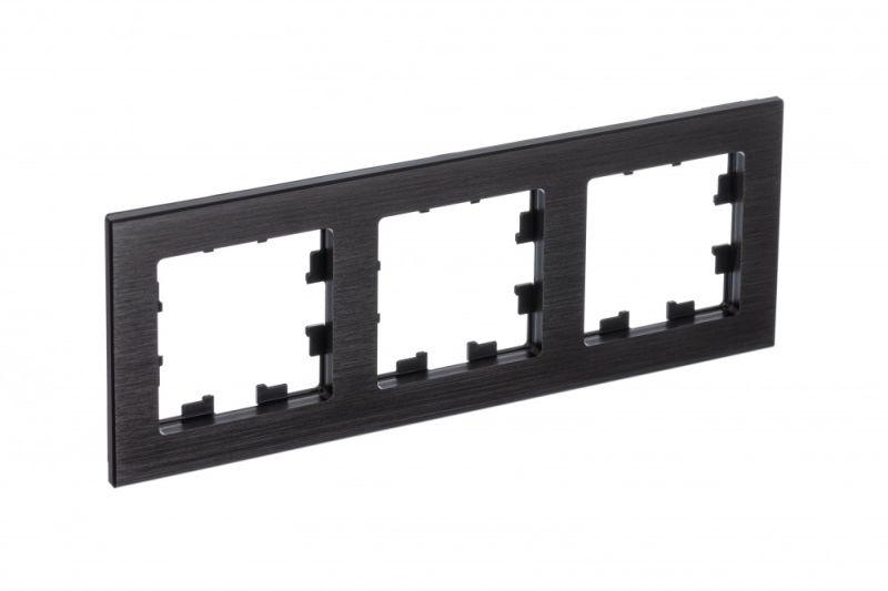 рамка 3-м atlasdesign nature метал. оникс se atn312303 от BTSprom.by