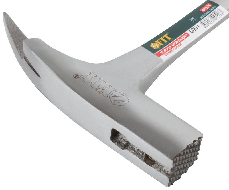  Молоток кровельщика Профи 600г цельнометал. FIT 44524 фото в каталоге от BTSprom.by