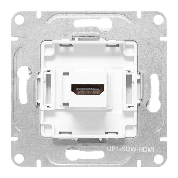  Розетка СП Эпика HDMI механизм бел. EKF UP1-SOW-HDMI фото в каталоге от BTSprom.by