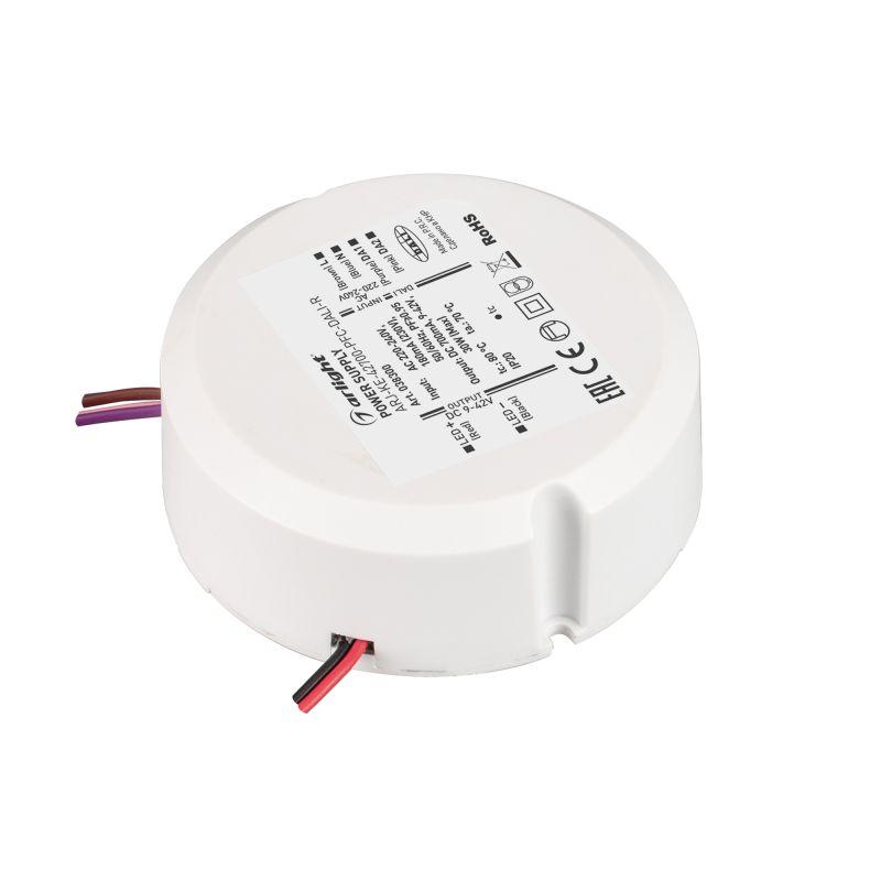 блок питания arj-ke-42700-pfc-dali-r 30вт 9-42в 0.7а ip20 пластик arlight 038300 от BTSprom.by