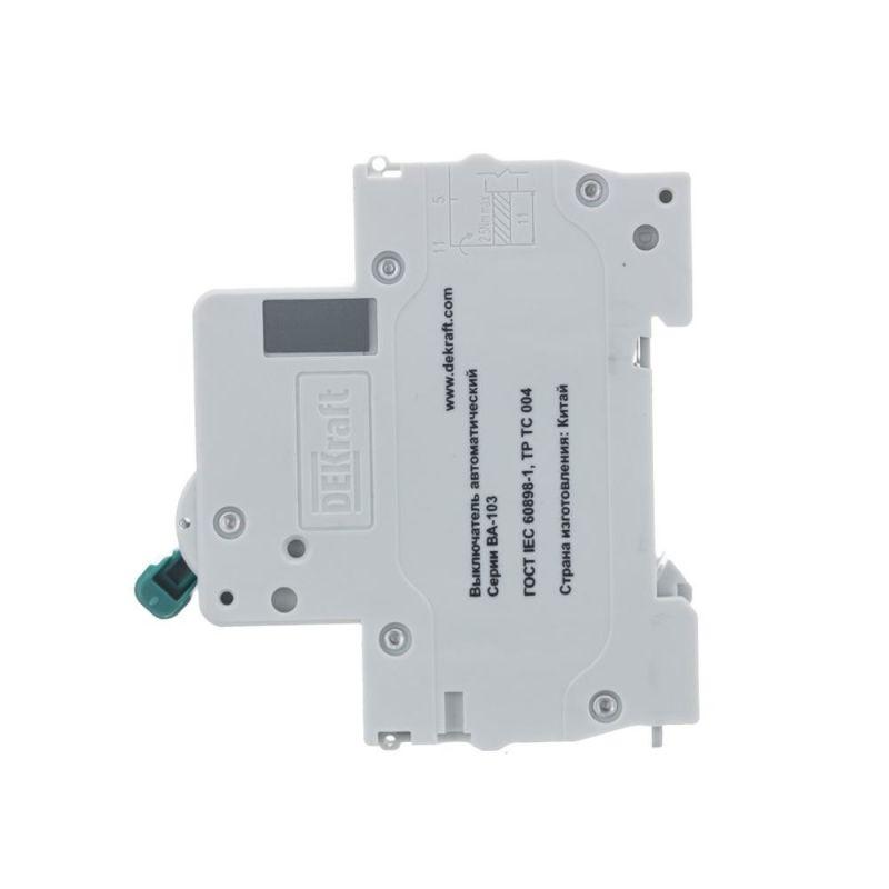  Выключатель автоматический модульный 2п C 20А 6кА ВА-103 DEKraft 12290DEK фото в каталоге от BTSprom.by