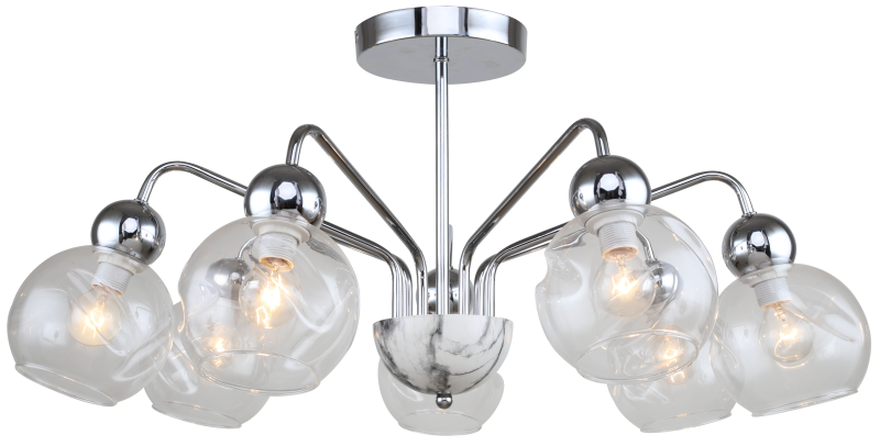 люстра dena 3147-307 7х40вт е14 модерн rivoli б0055518 от BTSprom.by