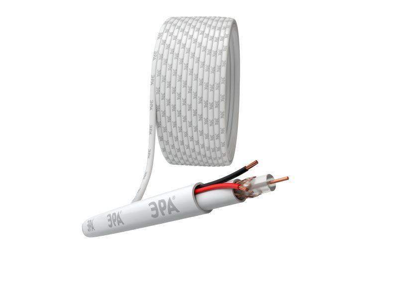 кабель для аналогового видеонаблюдения k-0.5-pvc квк-в-2+2х0.5кв.мм 200м бел. эра б0052732 от BTSprom.by