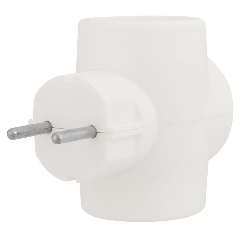  Разветвитель 3-м без заземл. 6-10А 220В евростандарт Rexant 11-1068 фото в каталоге от BTSprom.by