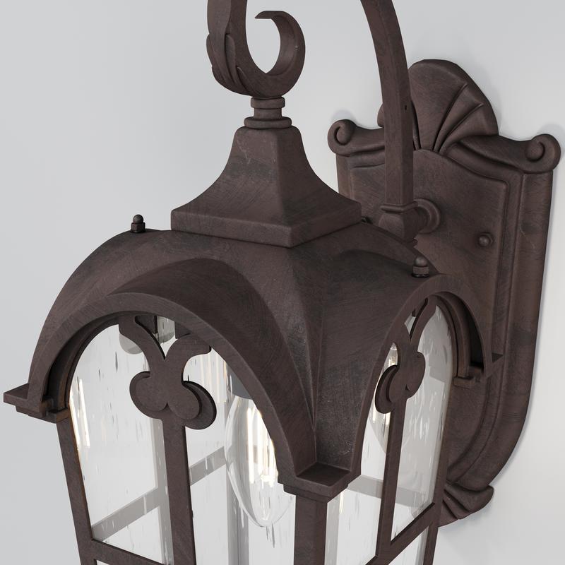  Светильник Albion 1х60Вт E27 IP44 бра настен. Maytoni O413WL-01BZ фото в каталоге от BTSprom.by