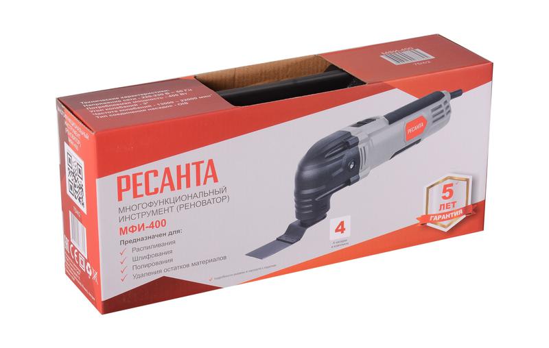 Инструмент многофункциональный (реноватор) МФИ-400 в кейсе Ресанта 75/4/2 фото в каталоге от BTSprom.by
