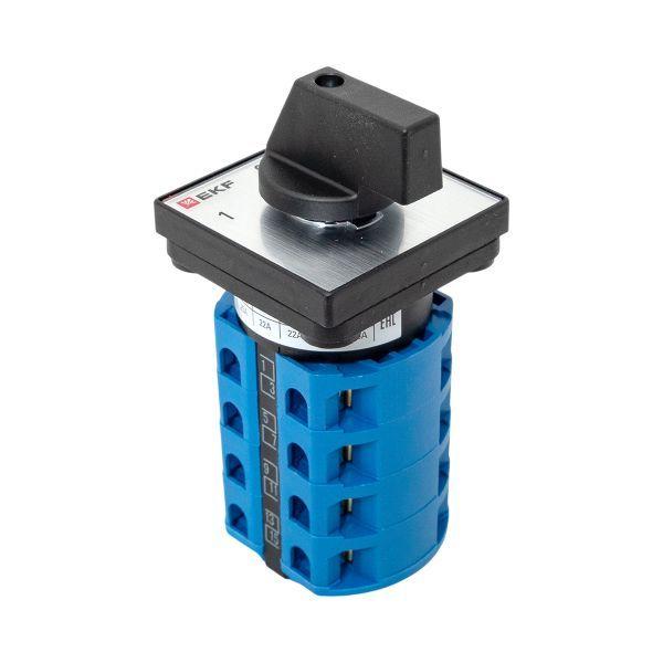  Переключатель кулачковый ПК-1-24 4П 25А "1-0-2" EKF pk-1-24-25 фото в каталоге от BTSprom.by