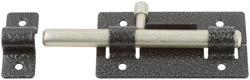  Задвижка накладная усиленная для дверей круглый ригель серебр. 66691 фото в каталоге от BTSprom.by