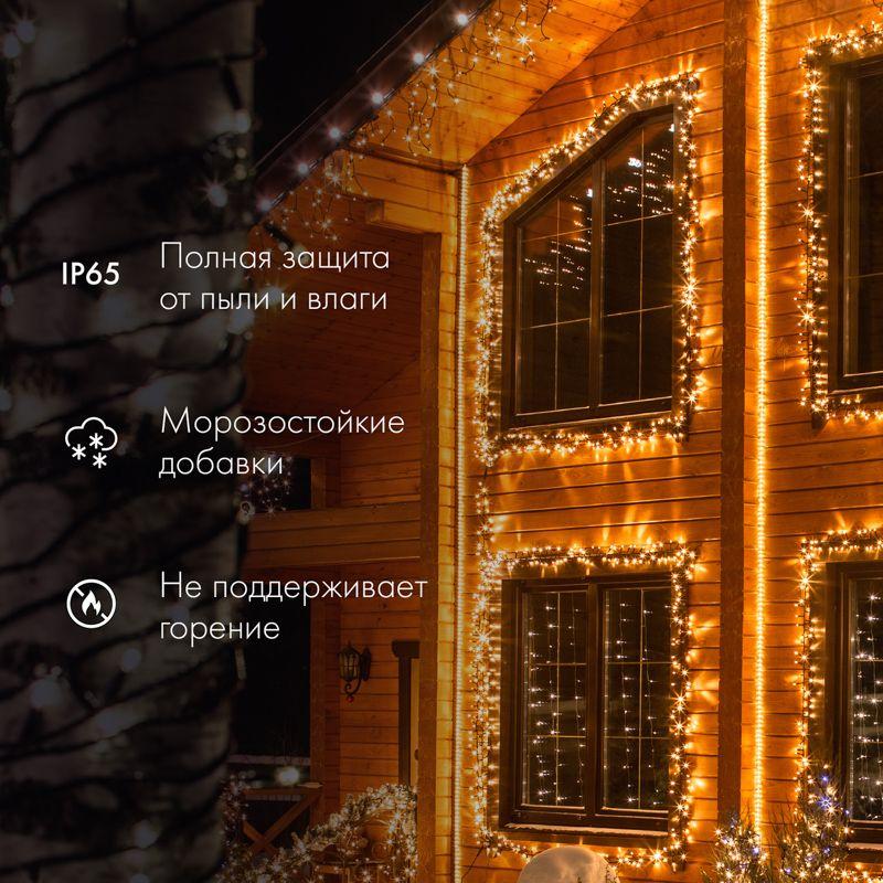 шнур светодиодный дюралайт фиксинг 2вт 10мм 24led/м тепл. бел. (уп.100м) neon-night 121-126-3 от BTSprom.by