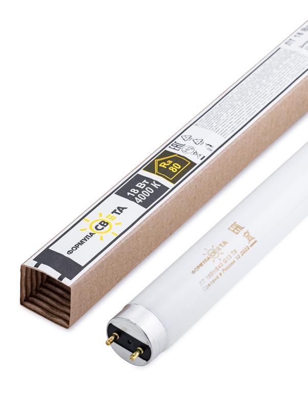 лампа люминесцентная лт 18вт/840 18вт t8 26х590мм g13 4000к формула света fgll30000007264 от BTSprom.by