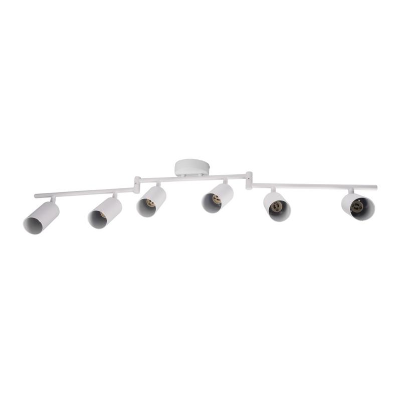 светильник pcl-0606 6xgu10 ip20 230в wh настен./потолочн. декор. под лампу jazzway 5066786 от BTSprom.by