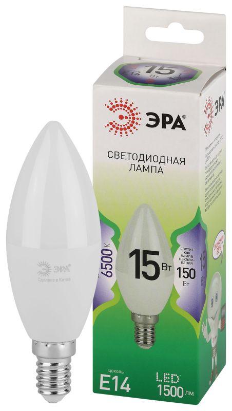 лампа светодиодная green line b35-15w-865-e14 gl 15вт свеча 6500к свет холод. e14 эра б0067091 от BTSprom.by