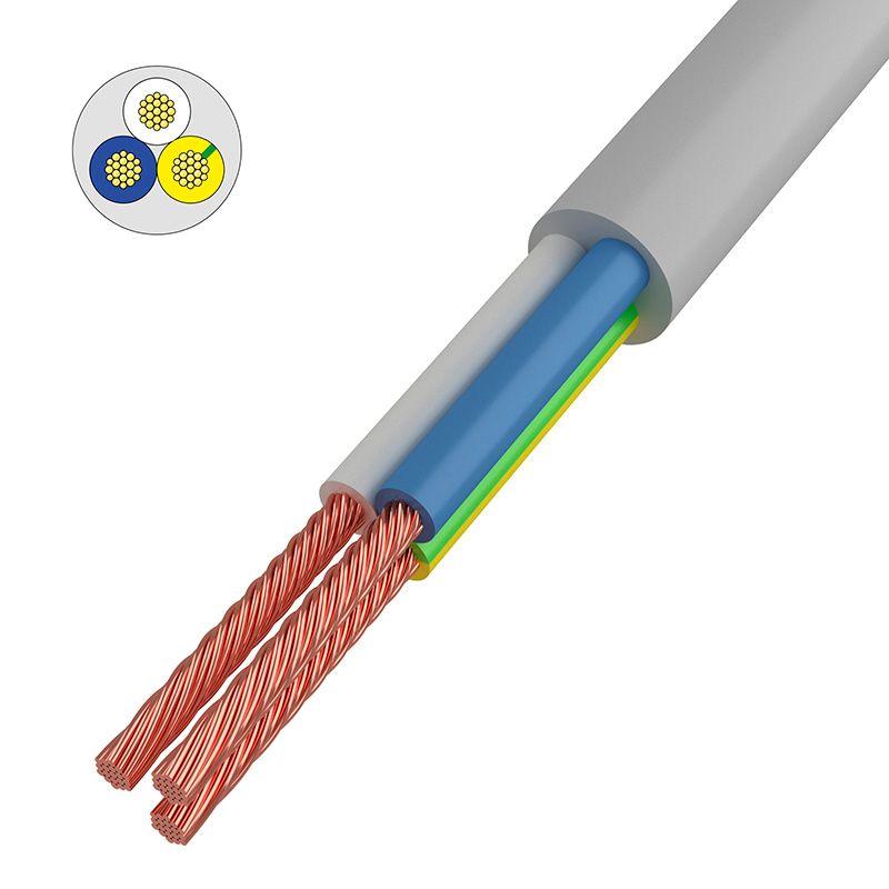провод пвс 3x1.0 б (уп.20м) rexant 01-8044-20 от BTSprom.by
