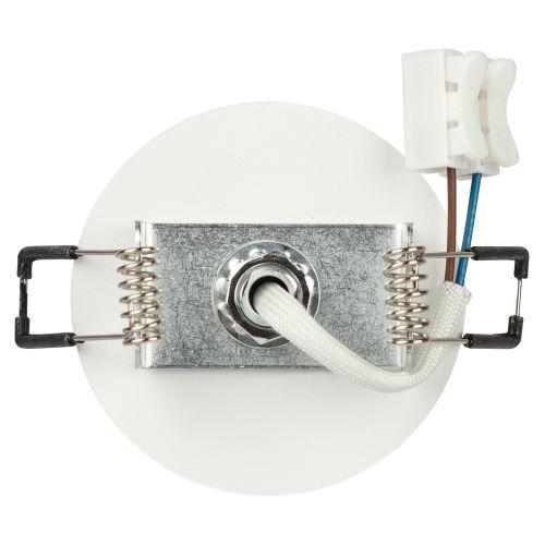  Светильник KL106 MR16 GU5.3 встраив. алюм. WH/BK бел./черн. матов. ЭРА Б0061628 фото в каталоге от BTSprom.by