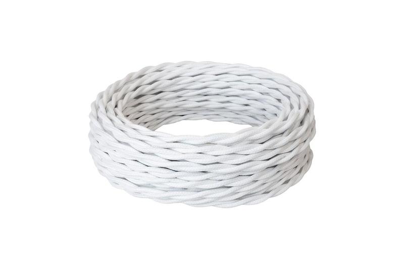 провод ретро 2х1.5 бел. (уп.20м) retroelectro 2254727 от BTSprom.by