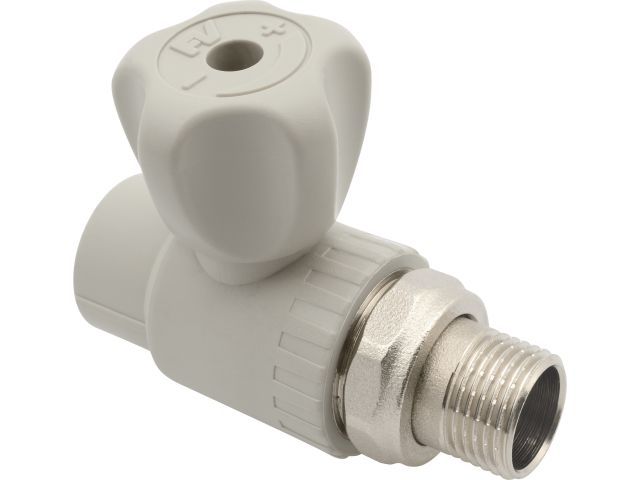 кран шар. пп для радиатора 25х3/4", сер. fv plast (под заказ кратно коробкам) aa289025034 от BTSprom.by