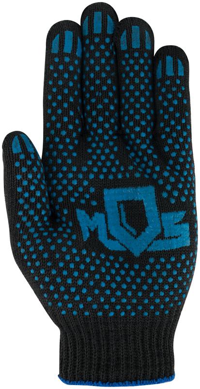  Перчатки вязаные упрочненные (5 нитей) х/б с ПВХ черн. 12497 фото в каталоге от BTSprom.by