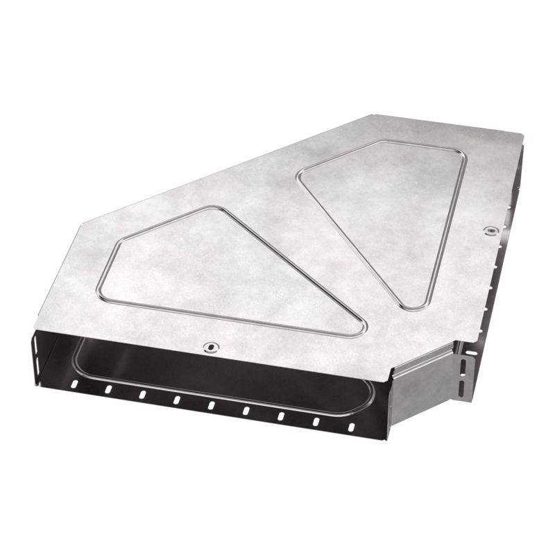 Угол для лотка горизонтальный 90град. 500х100 Стандарт с крышкой Промрукав PR16.0627 от BTSprom.by