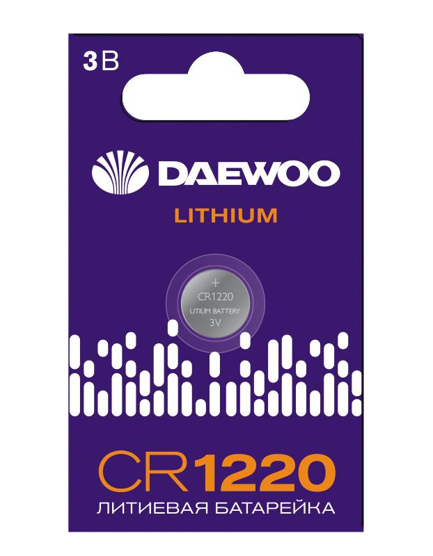 элемент питания литиевый cr1220 3в bl-1 (блист.1шт) daewoo 5057951 от BTSprom.by