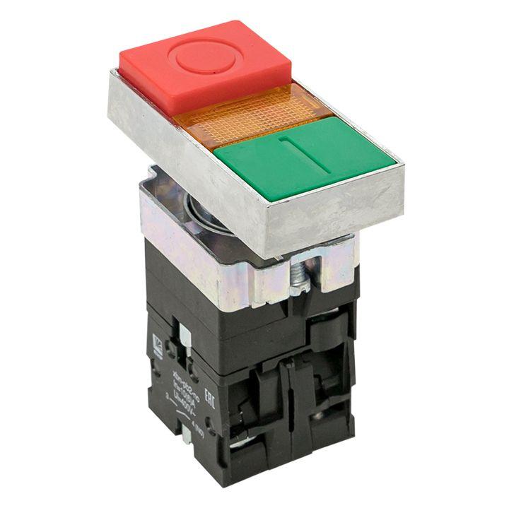 кнопка lay5-bw8465 "i-o" прямоугольная 230в no+nc proxima ekf pbn-bw8465 от BTSprom.by