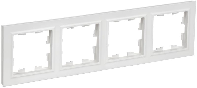 рамка 4-м brite ру-4-браб арктич. бел. iek br-m42-k91 от BTSprom.by