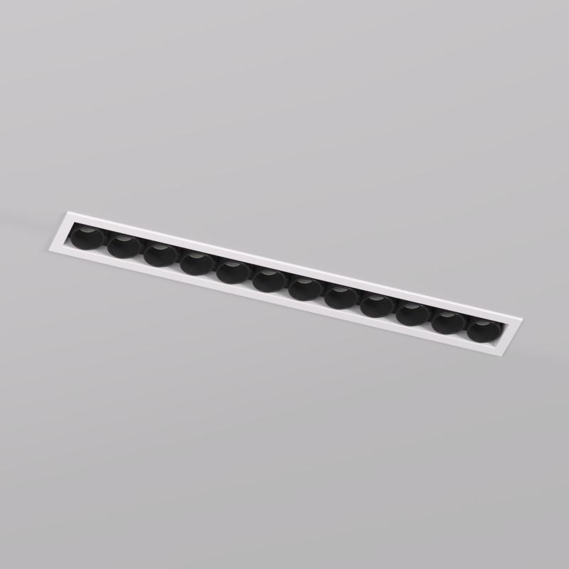  Светильник SPACE 20Вт 4000К IP20 220В L240мм 38град. встраив. со светодиодом алюм. бел./черн. DENKIRS 723071 фото в каталоге от BTSprom.by