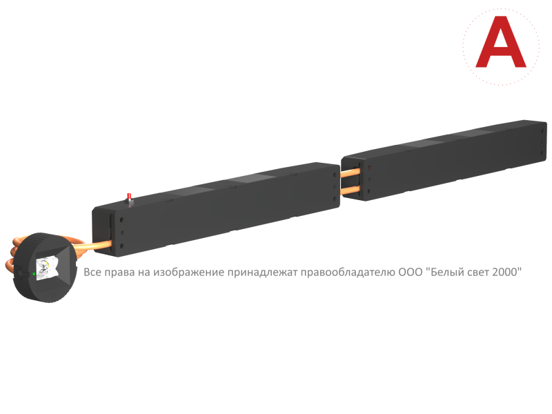  Светильник аварийный BS-OKO-83-L2-INEXI3 Black Белый свет a15283 фото в каталоге от BTSprom.by