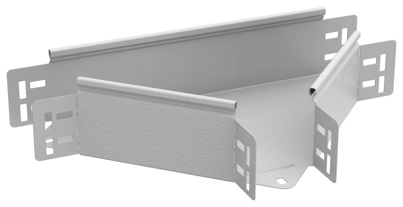 Разветвитель Т-образный 80х80 1.5мм RAL 9016 ESCA 7 IEK ES7-RT-080-080-15-RGA от BTSprom.by