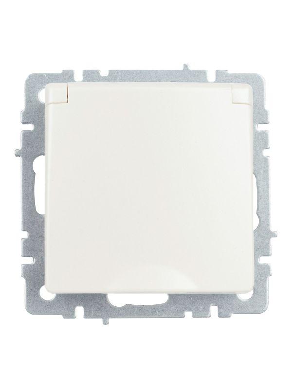  Розетка BRITE РСбш10-3-44-БрЖ 16А IP44 с заземл. защ. шторки с крышкой механизм жемчуж. IEK BR-R16-16-44-K36 фото в каталоге от BTSprom.by