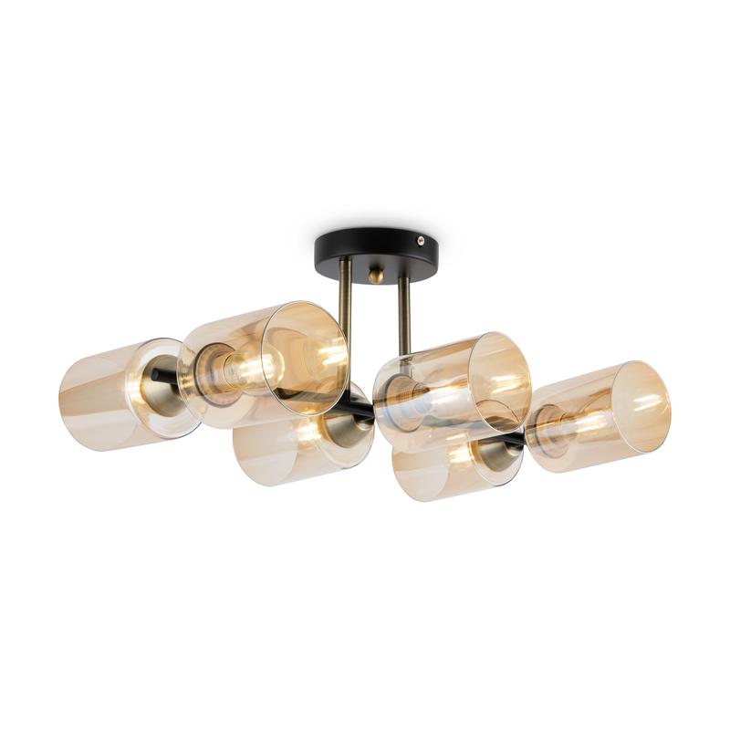  Люстра Glow 60Вт E27х6 IP20 Freya FR5129PL-06B фото в каталоге от BTSprom.by