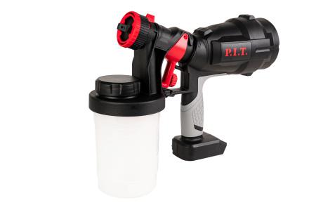 краскопульт аккумуляторный psg20h-900a solo (20в 700мл/мин емк. 900мл давл. 0.1-0.2 бар) p.i.t. psg20h-900a от BTSprom.by