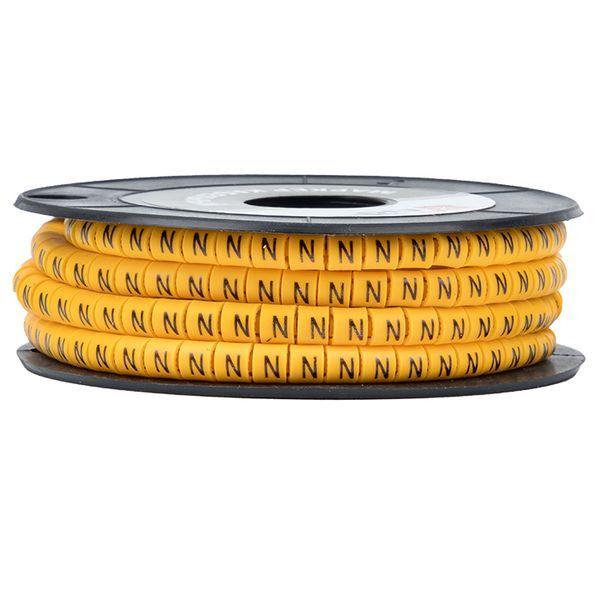  Маркер каб. 4.0кв.мм "N" (ЕС-2) (уп.500шт) EKF plc-KM-4-N фото в каталоге от BTSprom.by