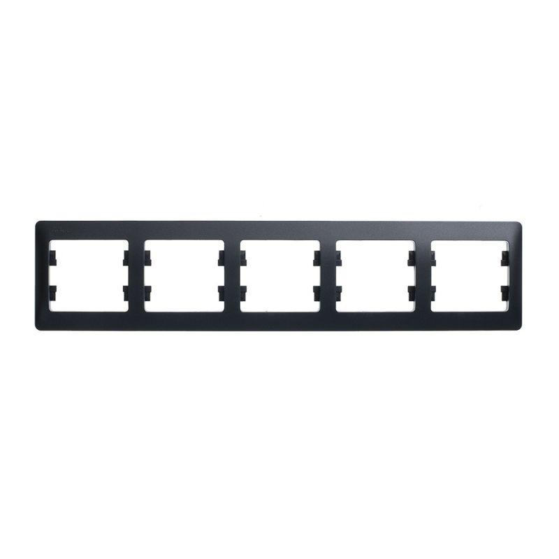 рамка 5-м glossa горизонт. антрацит se gsl000705 от BTSprom.by