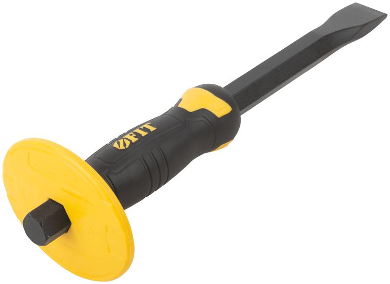  Зубило с пластиковым прорезиненным протектором 300х18х25мм профи FIT 46790 фото в каталоге от BTSprom.by