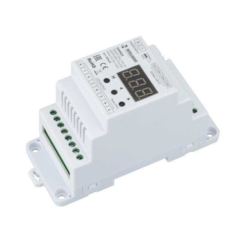 диммер smart-dali-104-62-addr-dim-dt6-din white 12-24в 4х5а ip20 пластик intelligent arlight 028422 от BTSprom.by