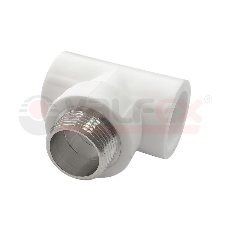 тройник переходной с наружной резьбой 25х3/4дюймх25 pro (45/15) valfex 10128025-pro от BTSprom.by