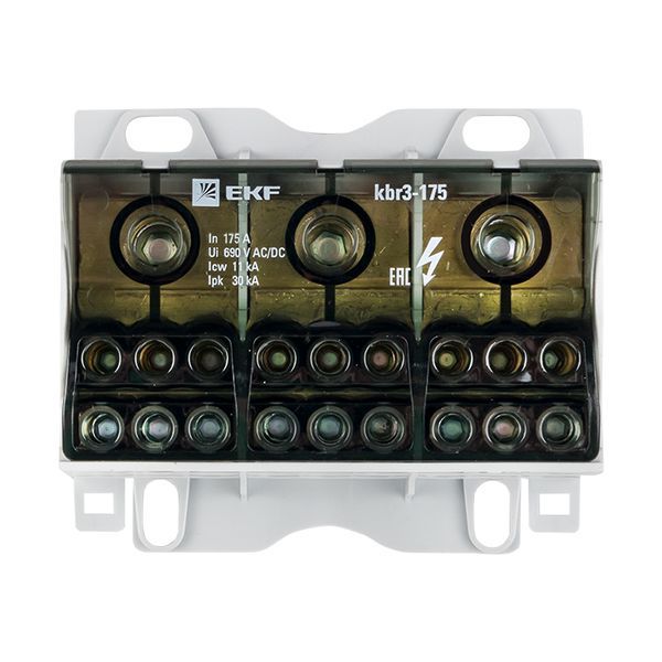  Блок распределительный КБР тройной 175A PROxima EKF kbr3-175 фото в каталоге от BTSprom.by