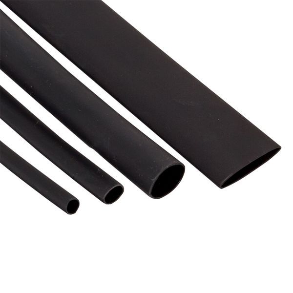  Набор трубок термоусадочных ТУТк клеевые нг черн. (3/1; 4.8/1.6; 6/2; 9/3; 12/4) по 100мм PROxima EKF tut-k-n-1-r фото в каталоге от BTSprom.by