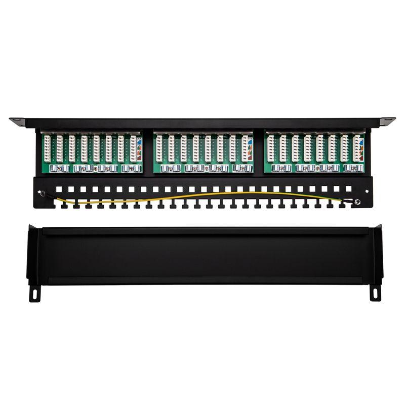  Панель коммутационная 19дюйм 1U 24 порта F/UTP RJ-45 CAT 5e PRO Rexant 02-0041 фото в каталоге от BTSprom.by