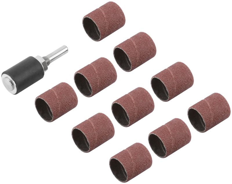  Бандаж наждачный и барабан наждачный набор 10+1шт FIT 36914 фото в каталоге от BTSprom.by