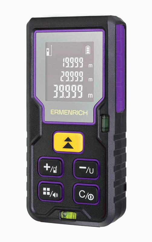 рулетка лазерная reel plus gd80 фиолет. ermenrich 85315 от BTSprom.by