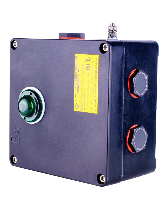  Коробка соединительная для соединения и разветвления кабелей нагревательных саморег. подключ. силовых кабелей к кабелям нагревательным саморег. Extherm TermBox Ex 160N фото в каталоге от BTSprom.by