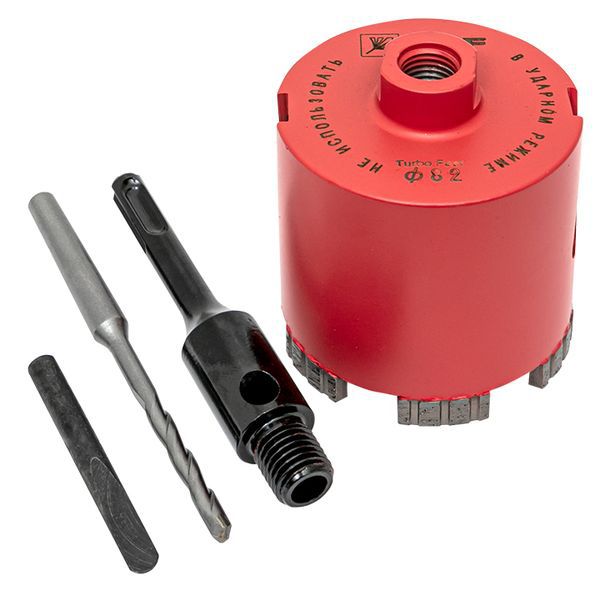  Коронка алмазная Turbo Fast 82 DCH-82TRB Laser M16 Expert EKF dch-82-trb-m16 фото в каталоге от BTSprom.by