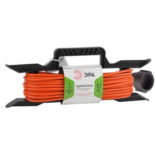 удлинитель-шнур на рамке 1х10м без заземл. 10а ip20 ufx-1-2х1.0-10m пвс 2х1 эра б0043039 от BTSprom.by