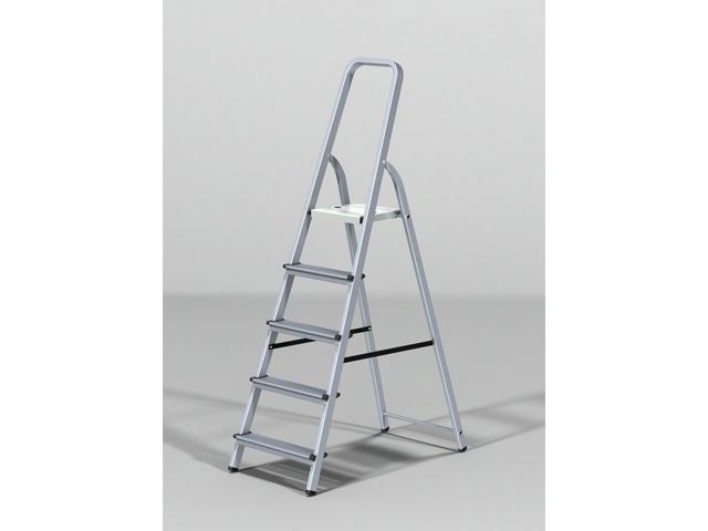 лестница-стремянка алюм. 103 см 5 ступ. 3,6кг pro startul (st9940-05) (размеры профиля: передний каркас 40х20х1, задний каркас 30х20х1) st9940-05 от BTSprom.by