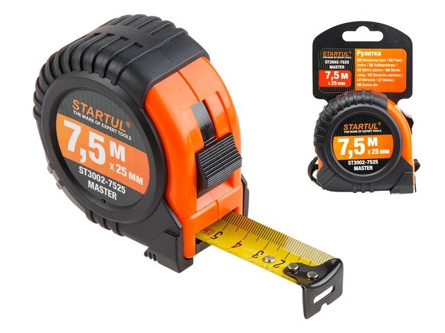 рулетка 7,5м/25мм startul master (st3002-7525) st3002-7525 от BTSprom.by