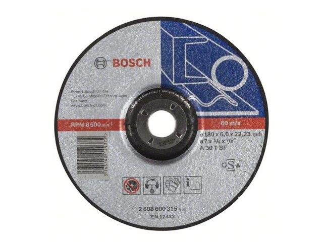 круг обдирочный 180х6x22.2 мм для металла bosch от BTSprom.by