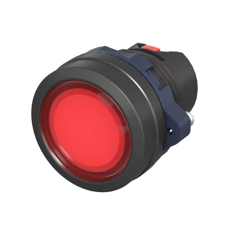 головка кнопки плоская прозрачная без фиксации красн. dkc m22p-fmlrp от BTSprom.by