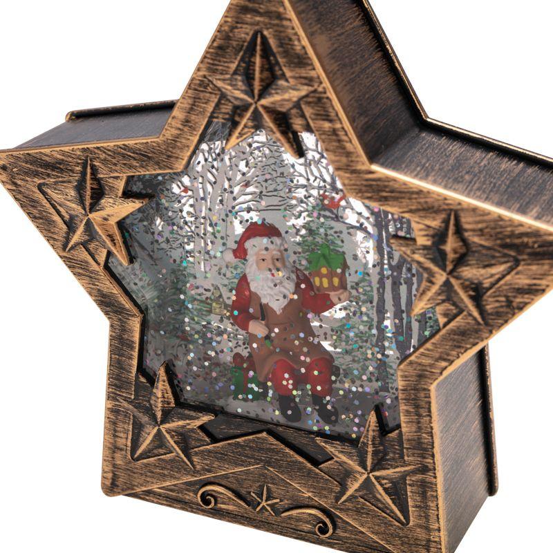  Светильник декоративный (фигура) "Звезда" с эффектом снегопада и подсветкой Neon-Night 501-182 фото в каталоге от BTSprom.by